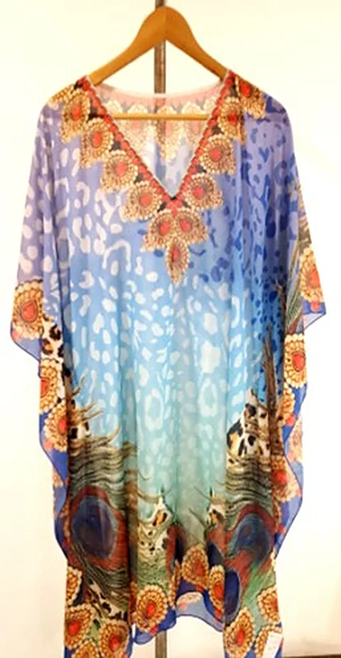 Printed kaftan