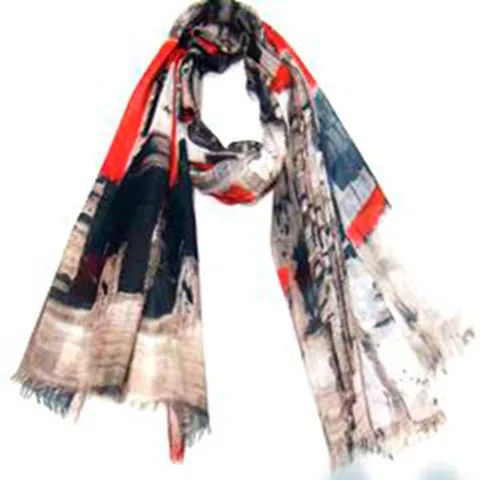 Printed scarf